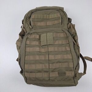 5.11 Tactical Backpack Green One Size 50L MOLLE Hunting Hiking Mens Outdoor